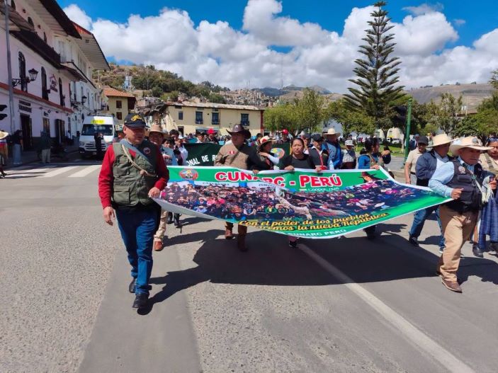 RONDAS CAMPESINAS REAFIRMAN EL DERECHO A LA AUTODETERMINACIÓN DE LOS PUEBLOS INDÍGENAS FRENTE A LOS PROYECTOS EXTRACTIVOS 1 Foto2 nota13